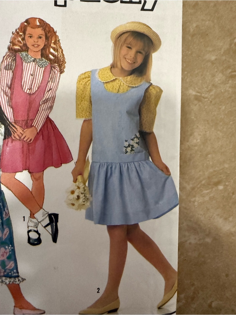 Simplicity Pinafore Dress Pattern - Picture 2 of 5
